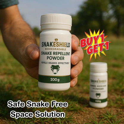 SnakeShield Biodegradable Snake Repellent Powder | BUY 1 GET 1 FREE!