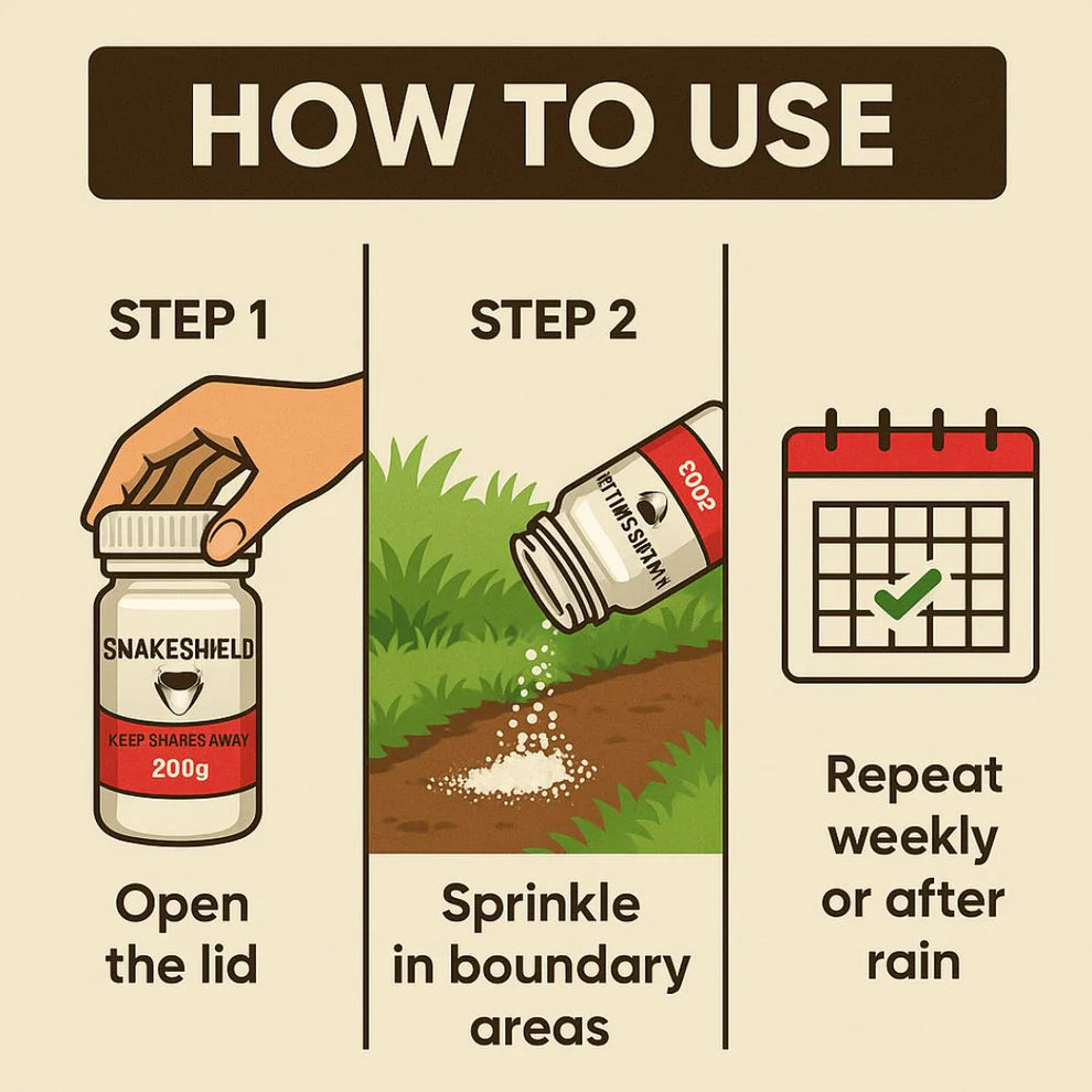 SnakeShield Biodegradable Snake Repellent Powder | BUY 1 GET 1 FREE!