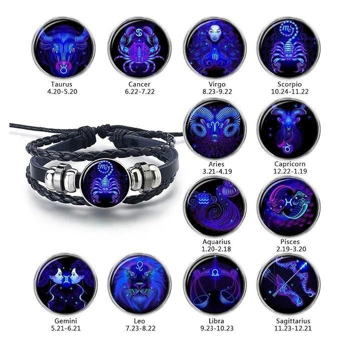 Adjustable Zodiac Sign Powerful manifestation Bracelet (Energized)