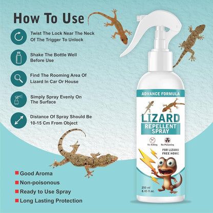 Lizard Repellent Spray - Protect your home from Pest, mite & insects