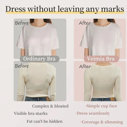 Seamless Minimizer Bra - (Pack of 3) - Breast Minimizing & Slimming Anti-sagging Bra